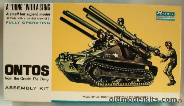 Renwal 1/32 M-50 Ontos - The Thing With The Sting, 557 plastic model kit